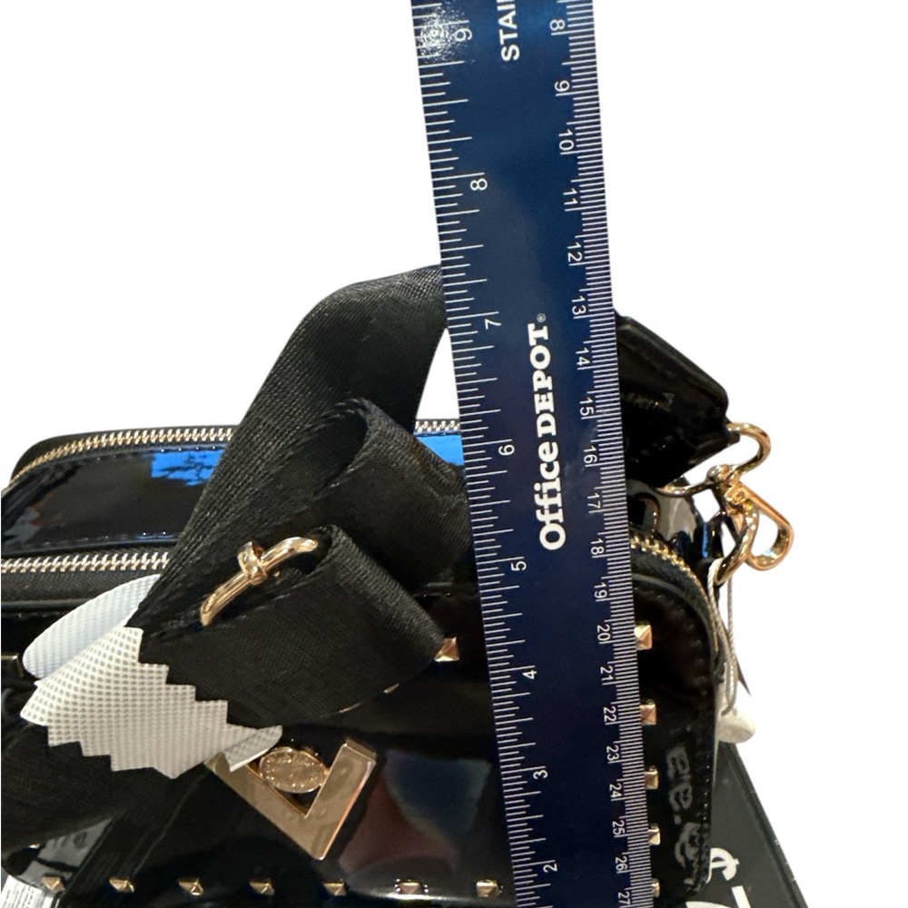 Valentino Orlandi Black and Gold Crossbody Bag - Picture 3 of 4